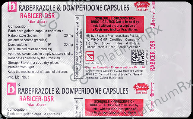 Rabicer Dsr 30/20mg Capsule 10s