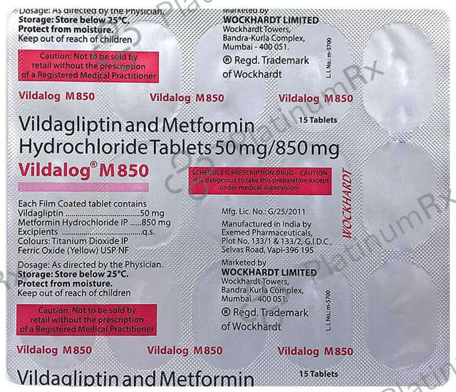 Vildalog M 850 Tablet