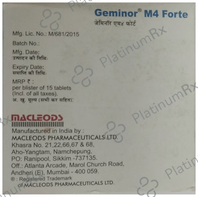 Geminor M 4 Forte Tablet PR