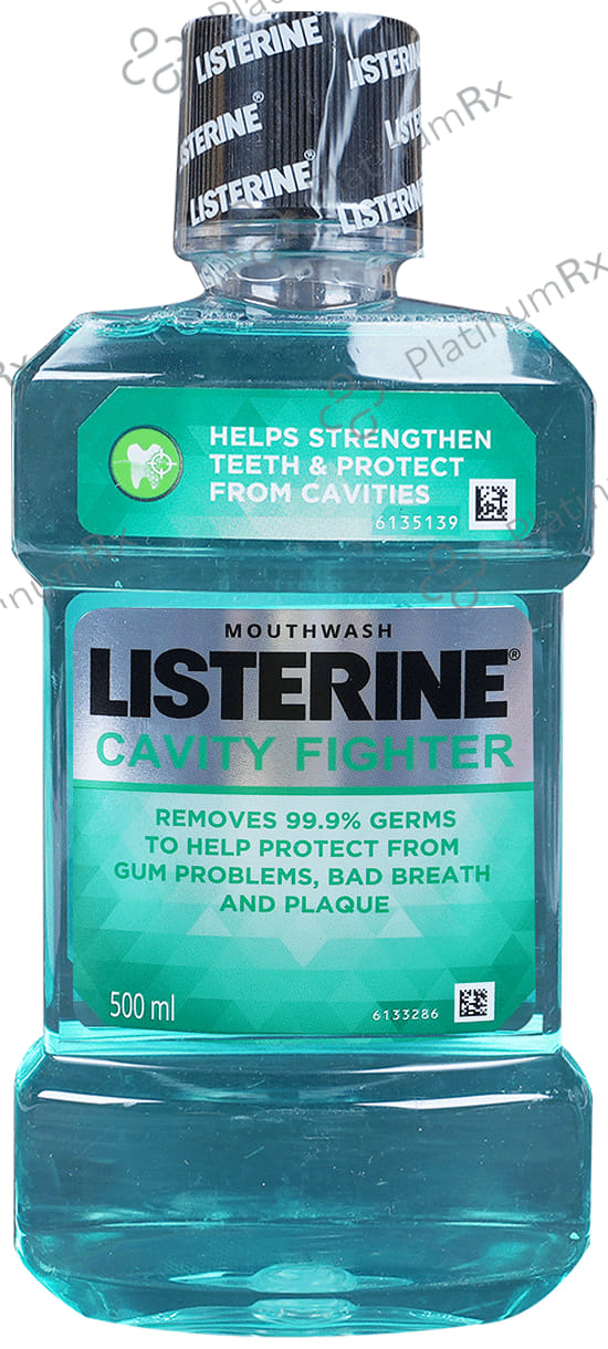 Listerine Cavity Fighter Mouth Wash 500ml
