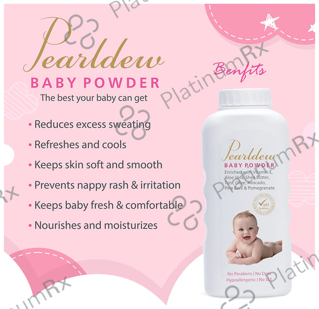 Pearldew Baby Powder (100gm Each) 1 Bottle