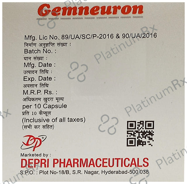 Gemneuron Capsule 10s