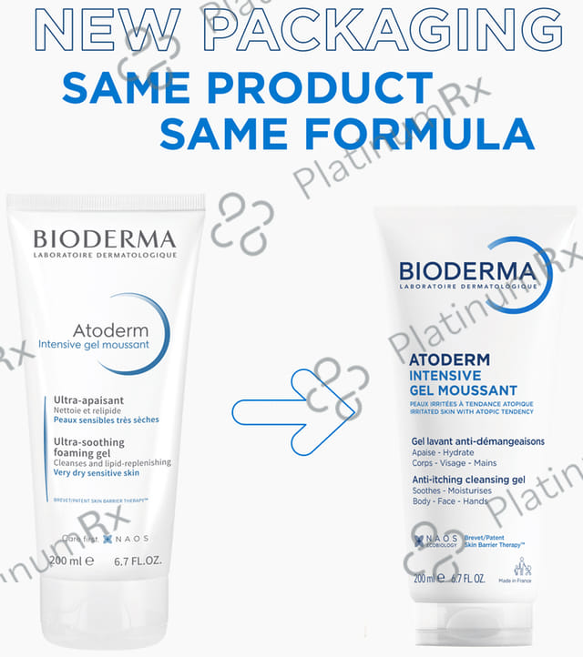 Bioderma Atoderm Intensive Moussant Face 200ml