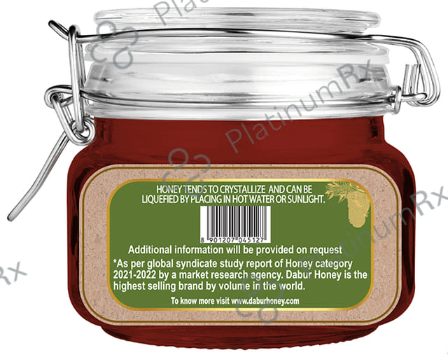 Dabur Organic Honey 100% Pure & Natural Raw 600gm