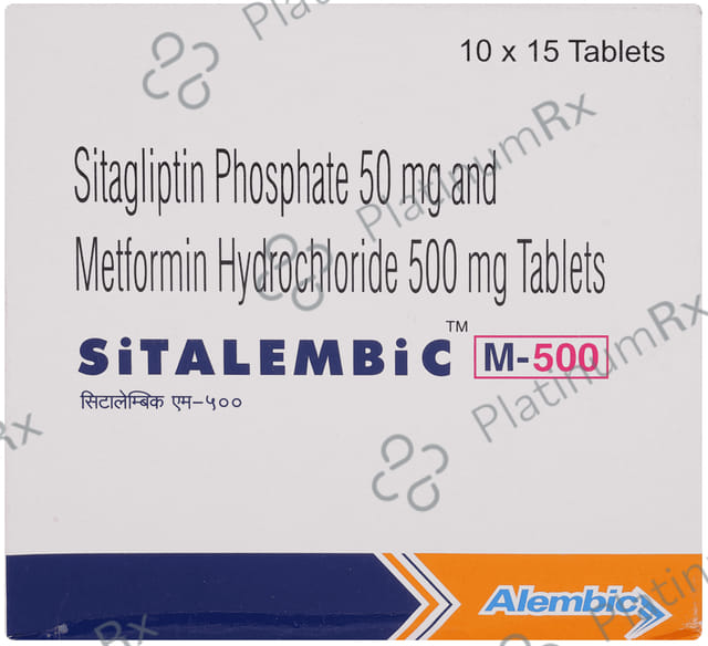 Sitalembic M 50/500mg Tablet 15s