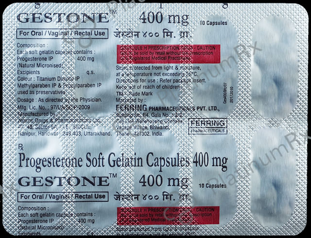 Gestone 400mg Capsule 10s