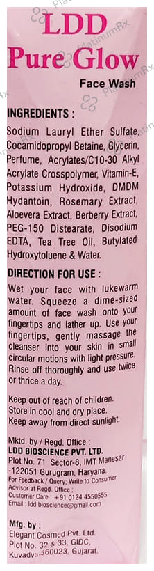 LDD Bioscience Pure Glow Face Wash
