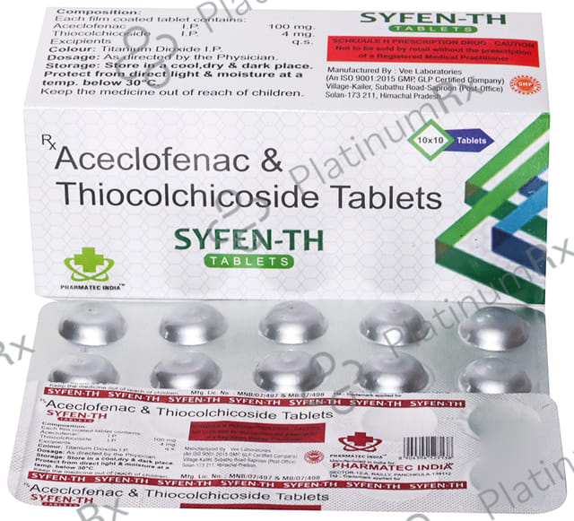 Syfen 100/4mg TH Tablet 10s