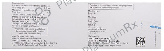 Voglistar-Plus 0.2 Tablet 10 Tablet