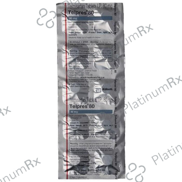 Telpres 80mg Tablet 10s