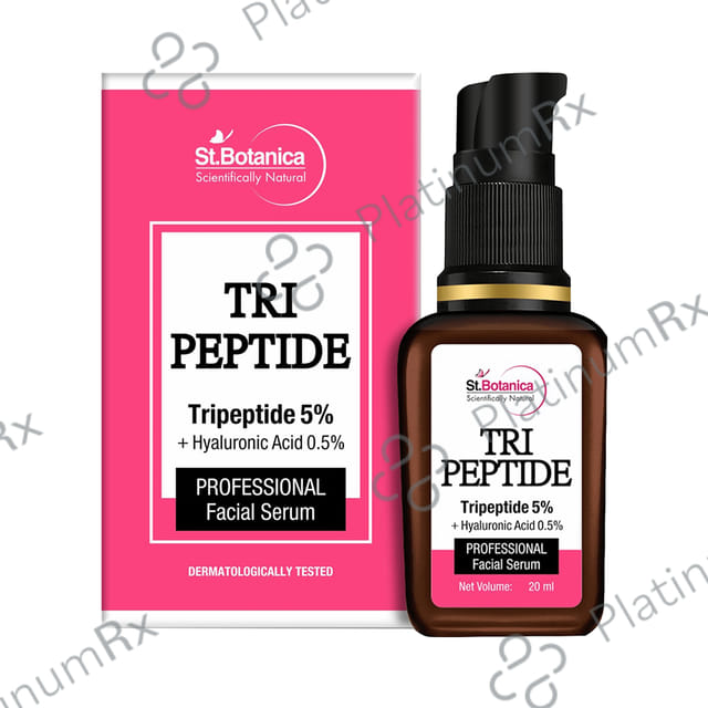 St.Botanica Tri Peptide 5% + Hyaluronic Acid 0.5% Professional Facial Serum