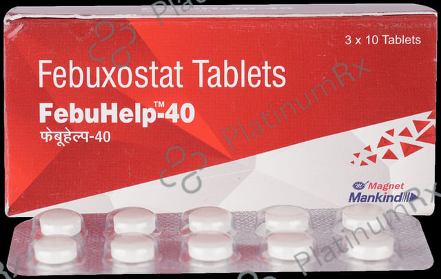 Febuhelp 40mg Tablet 10s