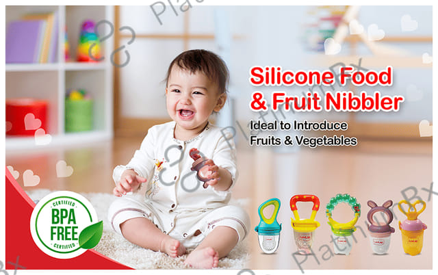 LuvLap Food & Fruit Silicone Nibbler Bunny
