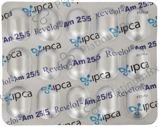 Revolol AM 5mg/25mg Tablet