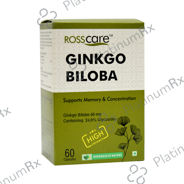 Rosscare Ginkgo Biloba 60mg Capsule