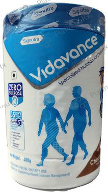 Vidavance Powder for Diabetes Sucrose Free Chocolate Flavour Powder 400gm