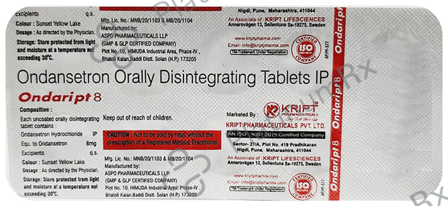 Ondaript 8 Tablet MD