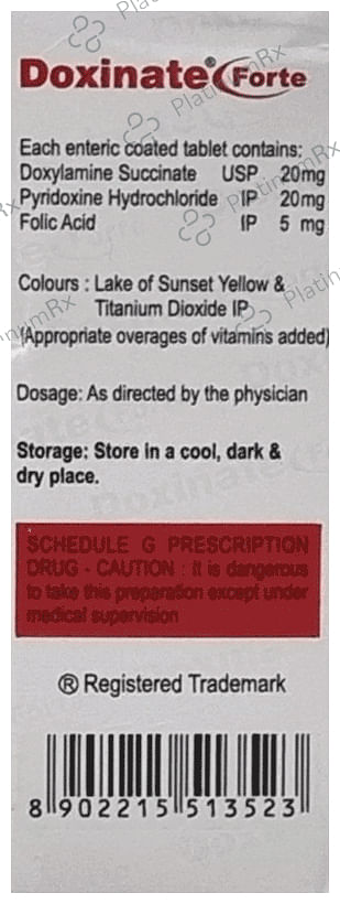 Doxinate Forte Tablet 15s