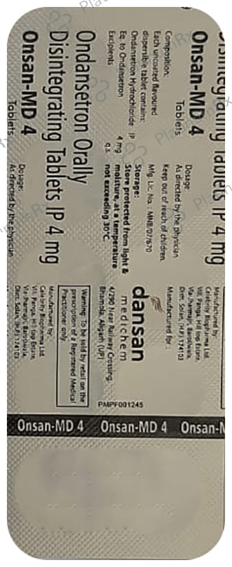 Onsan-MD 4 Tablet