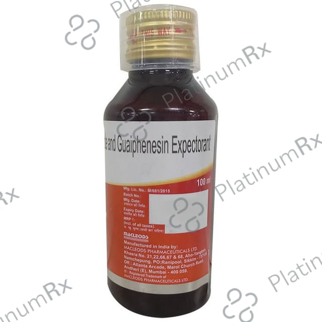 Macbery Levo Expectorant Sugar Free 100ml