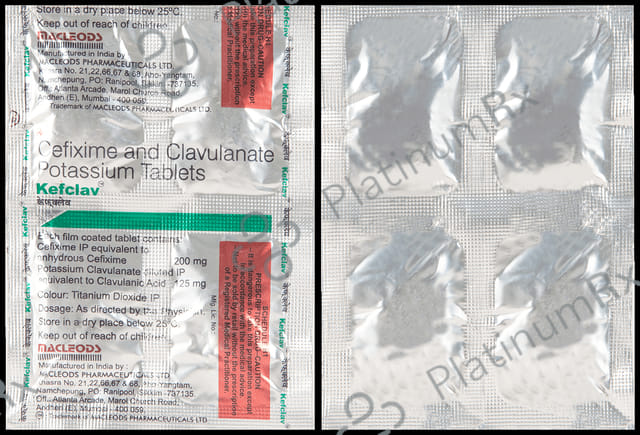 Kefclav 200mg/125mg Tablet