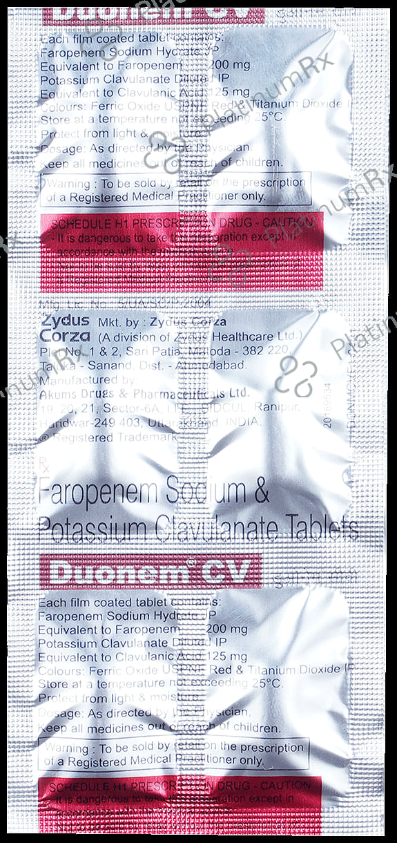 Duonem CV 125/200mg Tablet 6s