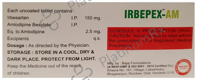 Irbepex AM 2.5/150mg Tablet 10s