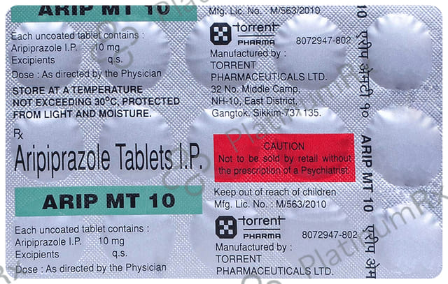 Arip MT 10mg Tablet 15s