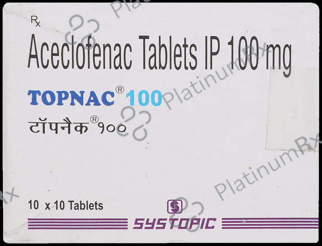 Topnac 100mg Tablet 10s