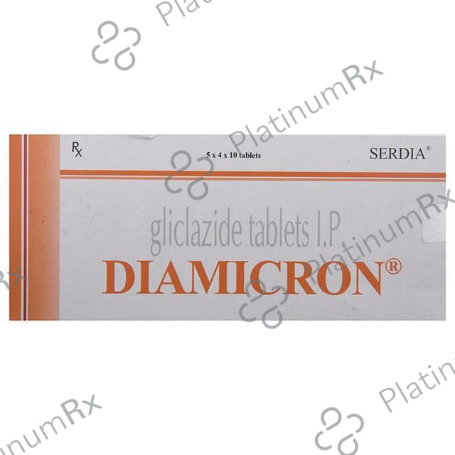 Diamicron 80mg Tablet 10s