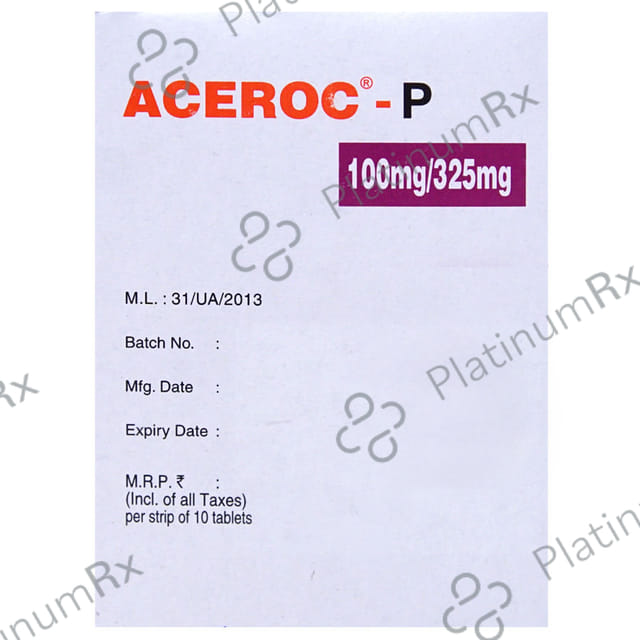 Aceroc P 100/325mg Tablet 10s
