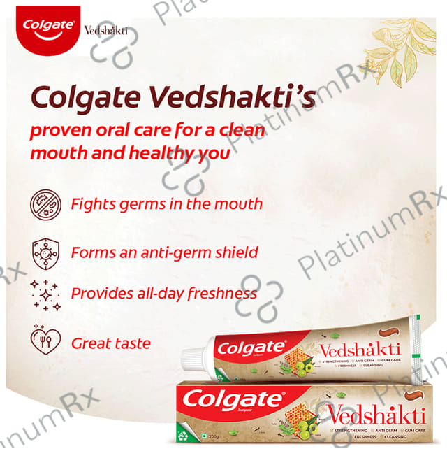 Colgate Swarna Vedshakti Toothpaste 100gm