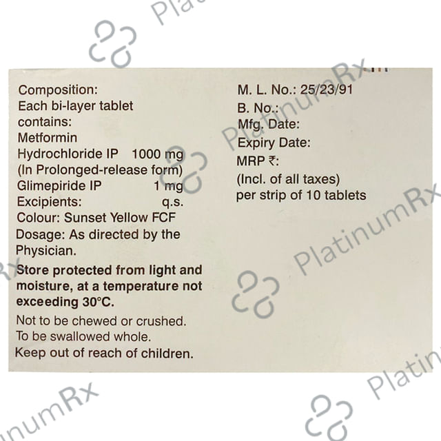 Duopil 1 Forte Tablet PR