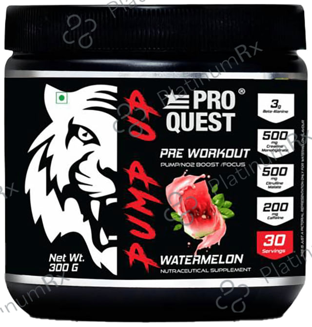 Pro Quest Pump Up Pre Workout Watermelon