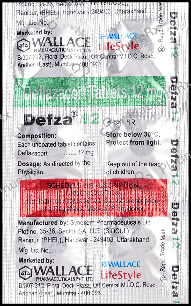 Defza 12mg Tablet 6s
