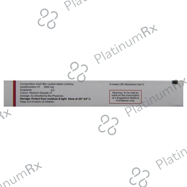Keppra 1000mg Tablet 10s