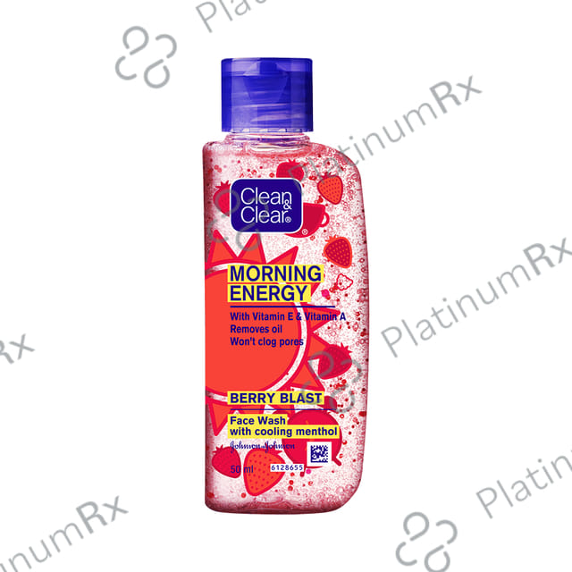 Clean & Clear Morning Energy Berry Blast Face Wash 50 ml