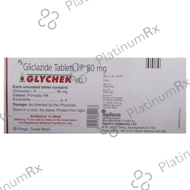 Glychek 80mg Tablet 15s