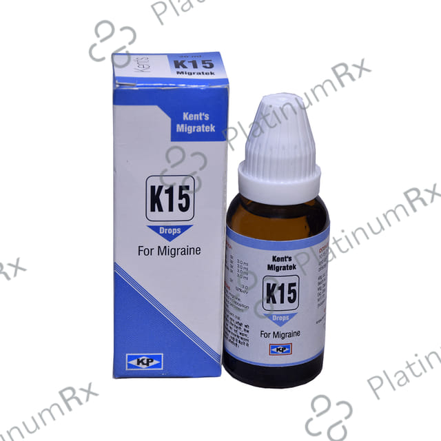 Kent's K15 Migraine Oral Drops