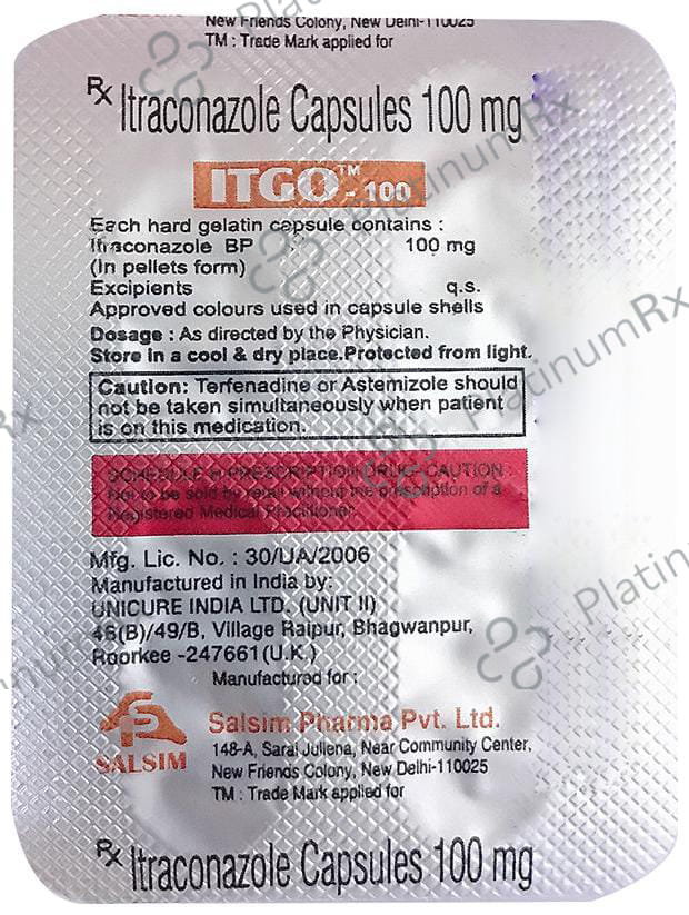 Itgo 100 Capsule