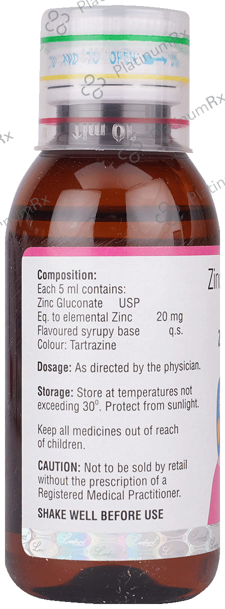Zincomac 20mg Syrup 60ml