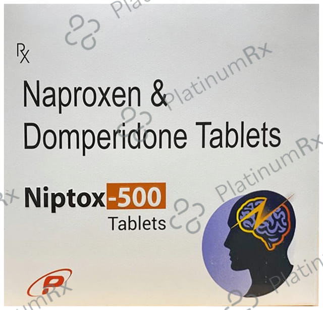 Niptox 500/10mg Tablet 15s