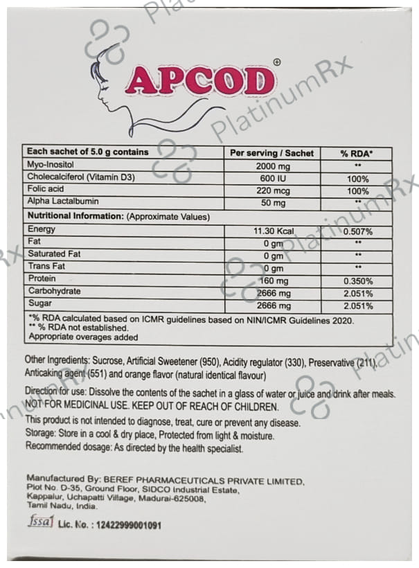 Apcod Granules 5gm