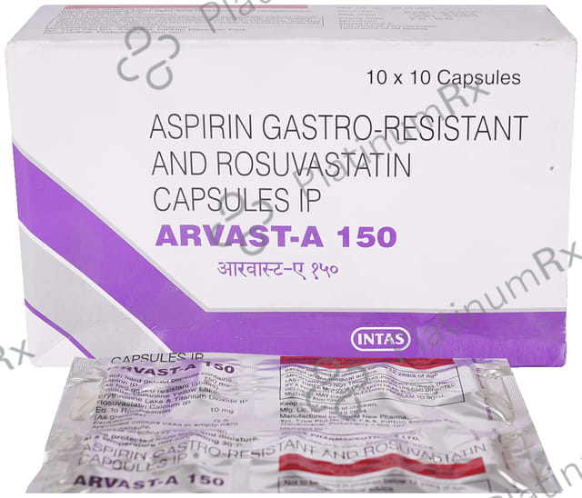 Arvast A 150/10mg Capsule 10s