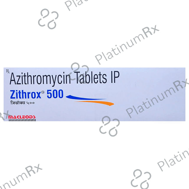 Zithrox 500mg Tablet 5s