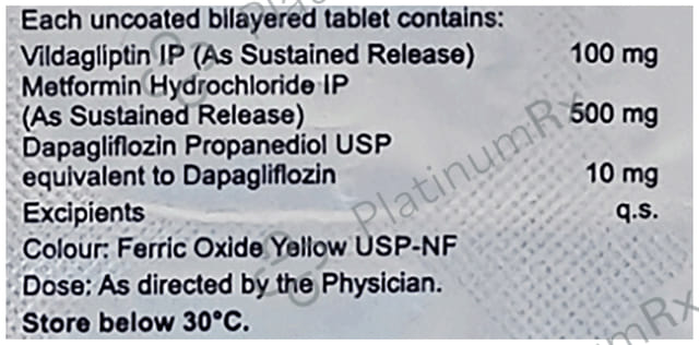Zavamet DP 10/500/100mg Tablet 10s