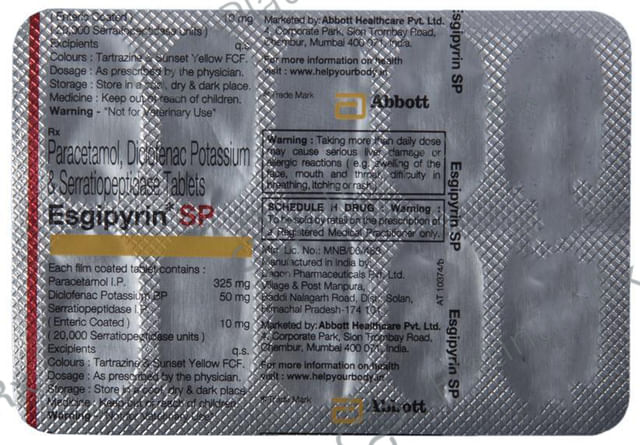 Esgipyrin SP Tablet 10s