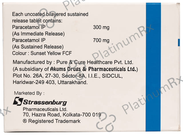 Parasafe 1000 Tablet SR