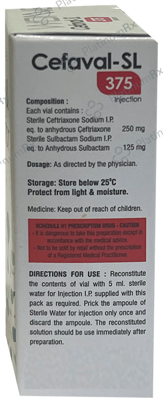 Cefaval-SL 375 Injection