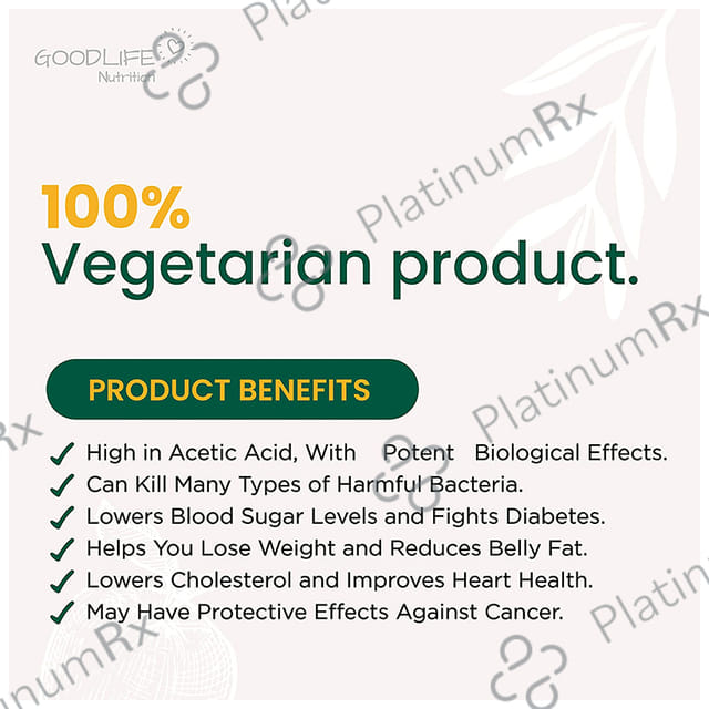 Goodlife Nutrition Apple Cider Vinegar Capsule